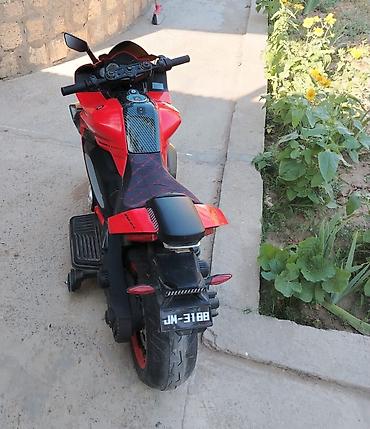 uşaq motosikleti: Uşaq üçün elektrikli motosiklet – sport dizayn. - Rəng: qırmızı/qara — 6