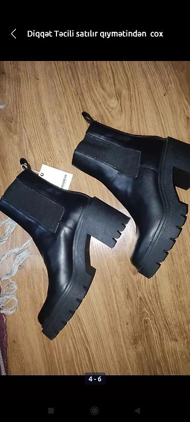 qadin bot: Tommy Hilfiger, Ölçü: 38.5, rəng - Qara, İşlənmiş — 3