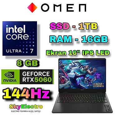 hp azerbaycan: Yeni HP Omen, 16 ", Intel Core i7, 1 TB, Ödənişli çatdırılma, Rayonlara çatdırılma, Ünvandan götürmə — 1