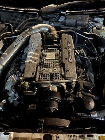 Двигатели, моторы и ГБЦ: Бензиновый мотор Mercedes-Benz 2005 г., 5.5 л, Б/у, Оригинал, Германия
