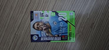 imzali messi formasi: Bernaldo Silva Original panini tc kart Fifa oficialy — 2