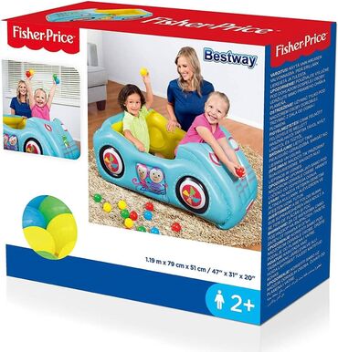 Ostale dečije stvari: Cena 4150 din Auto Fisher Price Bestway na naduvavanje 119 x 79 x 51 — 2