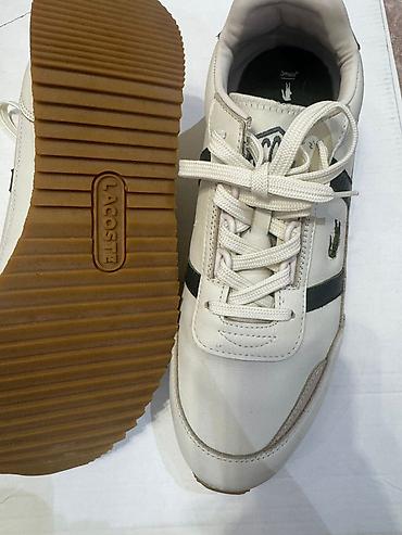 ayaqabı kişi: Lacoste qadın idman ayaqqabısı -Orginal Lacoste 40ölçü (39a gedir) — 2