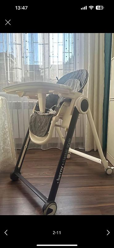 Стульчики для кормления: Стульчик для кормления, Б/у, Другой бренд, Металл, Трансформер, цвет - Серый, Платная доставка, Самовывоз — 3