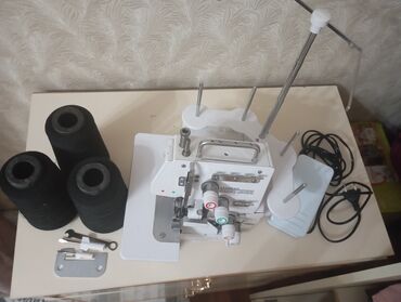 Tikiş maşınları: Tikiş maşını Yeni,Overlok, 4 saplı, Ünvandan götürmə — 7