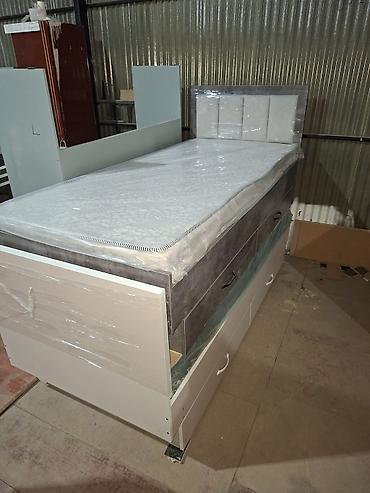 bunk bed: Односпальная кровать, Новый, С мягким изголовьем, длина - 200 см — 4