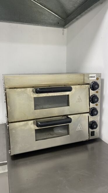 духовая печь: Профессиональная двухкамерная печь для пиццы OMAX - Две независимые