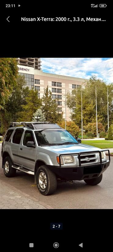 хода адисе: Nissan X-Terra: 2002 г., 3.3 л, Механика, Бензин, Жол тандабас