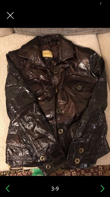 Куртка кожаная 46 размера производства Турция