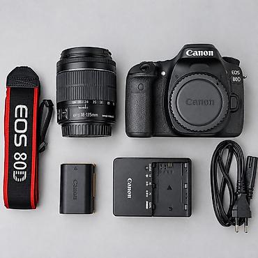 Canon EOS 80D + 18-135mm USM Lens | Tam Kit, İDEAL Vəziyyətdə! 📸 foto