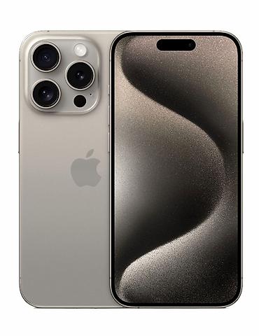 IPhone 15 Pro, Б/у, 256 ГБ, Natural Titanium, 100 %