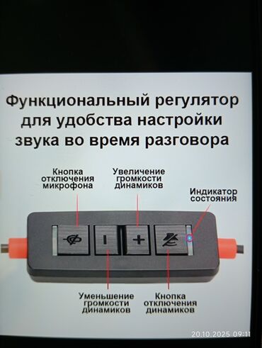 наушники с микрофоном для работы оператором: Толук габариттүү, Xiaomi, Жаңы, Кыймылга келтирчүүчү, Классикалык