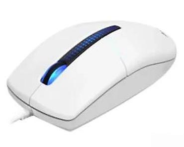 Kompjuterski miševi: A4Tech optički žičani miš – beli - Precizan optički senzor za glatko — 22