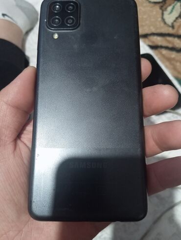 режим 12 с: Samsung Galaxy A12, Колдонулган, 64 ГБ, түсү - Кара, 2 SIM
