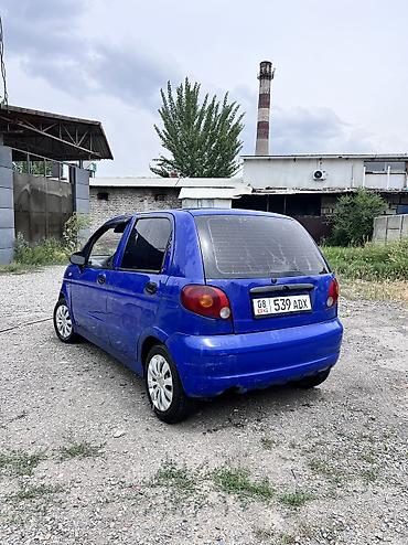 Daewoo Matiz: 2004 г., 0.8 л, Кол менен иштөөчү, Бензин, Хетчбек — 3