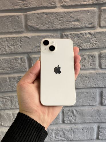 зарядка для айфона 5: IPhone 14, 256 GB, Starlight, Zəmanət, Simsiz şarj, Face ID