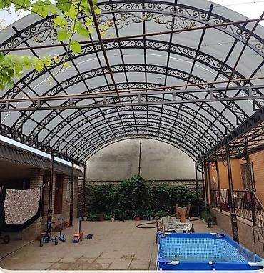 Навесы: Навес, Односкатный, Металл, Поликарбонат, Установка — 7