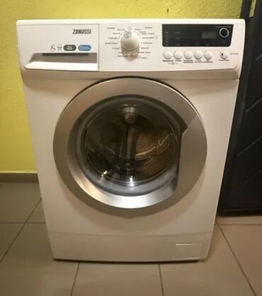 paltaryuyan ehtiyat hisseleri: Paltaryuyan maşın Zanussi, 7 kq, İşlənmiş, Avtomat