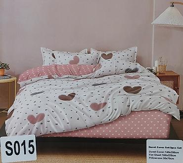 Ostali proizvodi za kuću: 🩷Singl posteljine🩷 🩵Čaršaf-160*220 🩷Jorganska navlaka-140*200 — 2