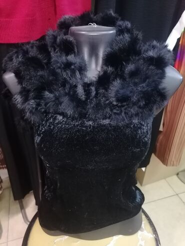 Topovi: Fashion, One size, Pliš, bоја - Crvena — 6