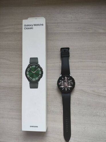 adaptir: Samsung galaxy watch 6 classic 47mm. Saat 4 aydi istifade edirem. Teze