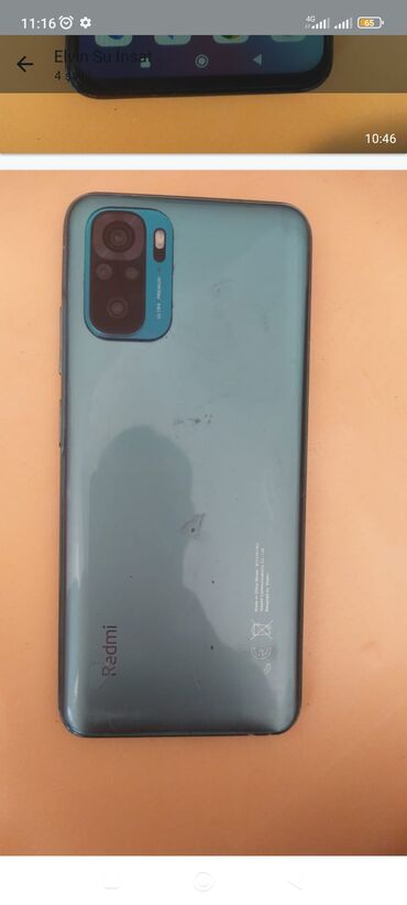mi nausnik: Xiaomi Mi 10 Lite, 4 GB, rəng - Mavi, 
 Barmaq izi