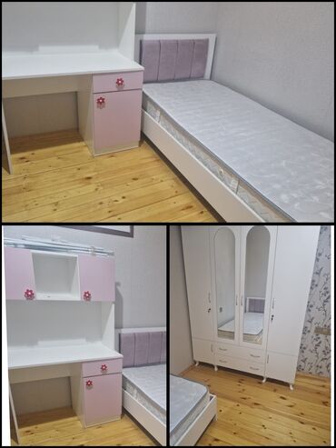 embawood genc odasi: Qız üçün, Yeni, Təknəfərlik çarpayı, Dolab, Yazı masası