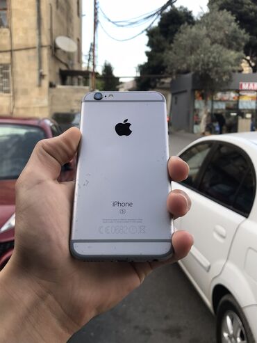apple 4s: IPhone 6s, < 16 GB, Gümüşü, Barmaq izi