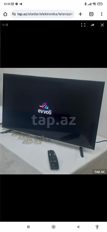 android tv box 9: Evolo 82 ekran sade tv daxili krosnusu var — 1