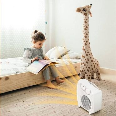 Другие аксессуары для компьютеров и ноутбуков: Тепловентилятор - комнатный электрический нагреватель, портативный — 5