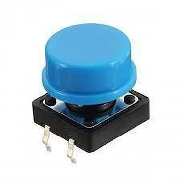 Qapaqlı Push Button 12x12mm, 4 pinli (7.3mm hündürlüklü qapaq) - Növ lalafo.az -da Qapaqlı Push Button 12x12mm, 4 pinli (7.3mm hündürlüklü qapaq) - Növ
