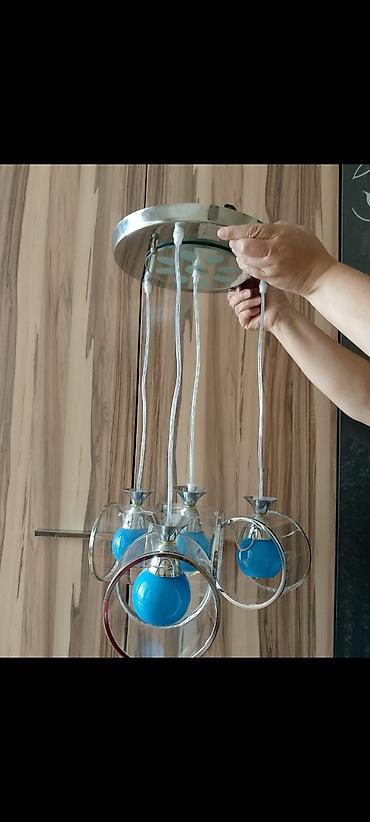 Çılçıraq, 4 lampa, Metal