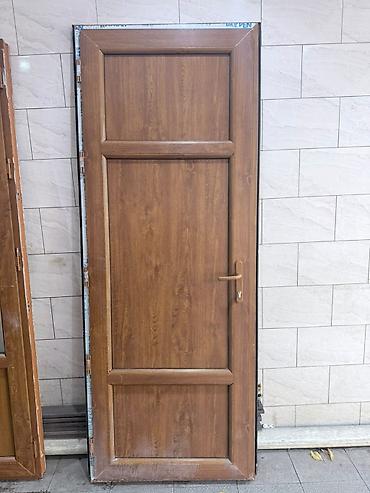 PVC materialdan taxta teksturalı qapı dəsti - Material: PVC