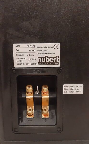 Zvučnici i stereo sistemi: Odlično očuvan vrhunski centralni zvučnik marke Nubert nuWave CS-45 — 7
