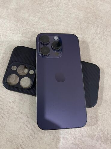 айфон 12 обычный: IPhone 14 Pro, 256 ГБ, Deep Purple, Защитное стекло, 85 %