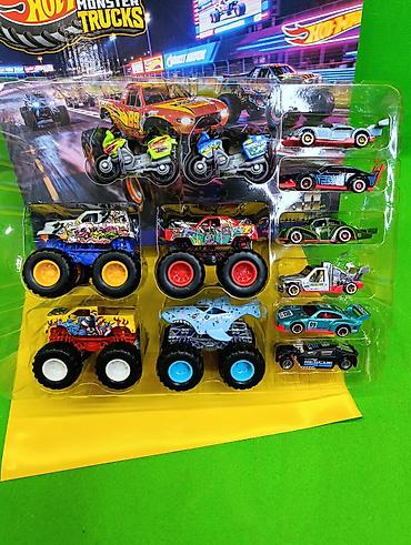 Детский мир: 🏎️🔥 Набор машинок Hot Wheels Monster Trucks — целый автопарк в одной — 8
