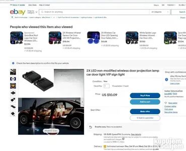 Auto oprema: Svetlo za vrata automobila - VIP logotip projekcija; Svetlo s — 9