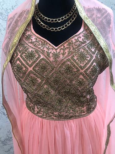 Вечерние платья: Вечернее платье, Длинная модель, С рукавами, Стразы, L, S, XS — 7