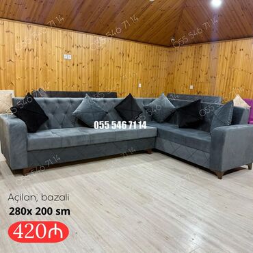 Masa və oturacaq dəstləri: Künc divan, Yeni