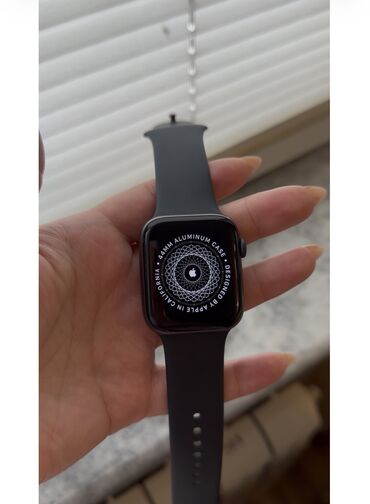 tek qaş: Смарт часы, Apple, Сенсорный экран, цвет - Черный