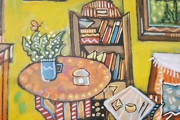 Slike i ramovi: Spring Room Harmony Autor Maré Stefanovski, akril na kartonu u — 1