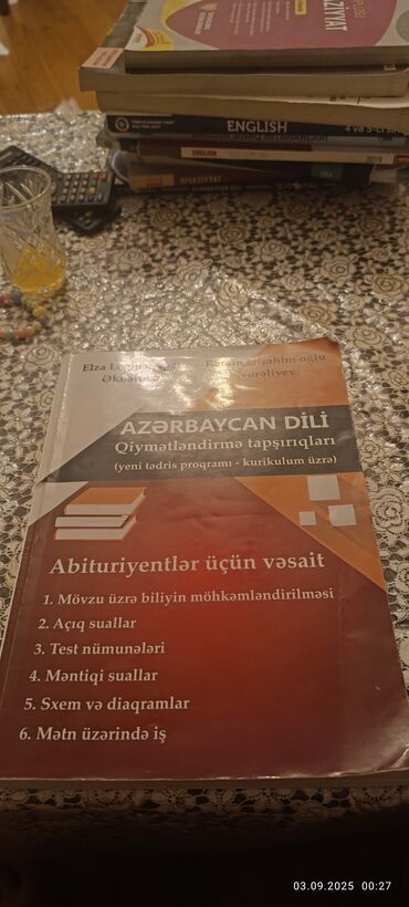 Fizika: Kitabların heç birinin içi yazılmıyıb təzə kimidilər ucuz qiymətdən