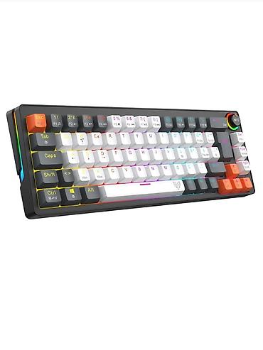 монитор для компьютера: RGB mexaniki klaviatura – kompakt 75% dizayn - Tam rəngli RGB — 2
