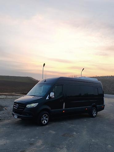 w210 e320: Mercedes-Benz Sprinter, удлинённая и высокая версия, черный цвет — 2