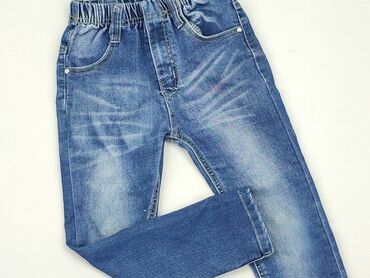 blue jeans dekoral: Spodnie jeansowe, 5-6 lat, 116, stan - Dobry