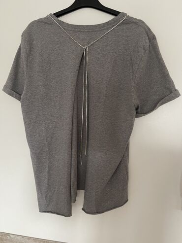 majice sa aplikacijama: LeviS, L (EU 40), Cotton, color - Grey