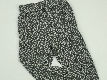 spodnie materialowe czarne: Material trousers, 5-6 years, 110/116, condition - Good