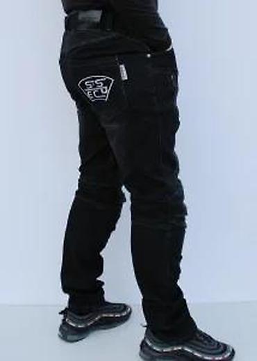 Farmerke: Crne muške farmerke sa modernim dizajnom, idealne za svakodnevno — 15