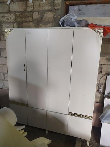 ucuz sifanerlər: Ağ rəngli çox bölməli geyim dolabı - Material: laminat/MDFlam tipli — 1