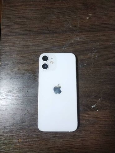 iphone 11 бишкек: IPhone 12 mini, Колдонулган, 128 ГБ, Ак, 91 %